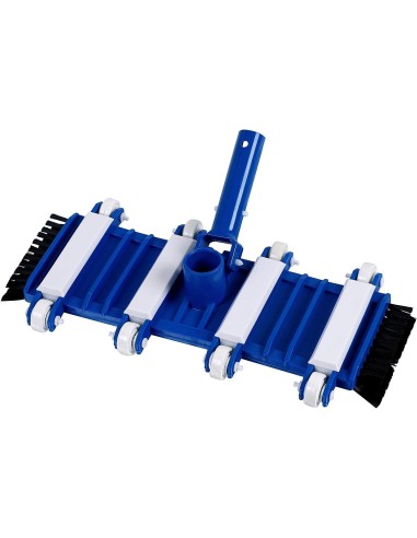 Carro flexible eco fijación mediante clip con cepillos laterales para piscina