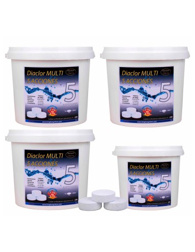 PACK 18 KG DIACLOR MULTI 5 ACCIONES (200g 3x5kg+1x3kg)