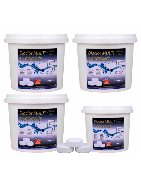 PACK 18 KG DIACLOR MULTI 5 ACCIONES (200g 3x5kg+1x3kg)