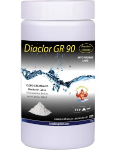 Diaclor GR 90 tricloro granulado para tu piscina