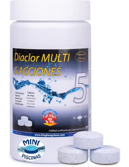 Diaclor multi 5 acciones cloro para tu piscina