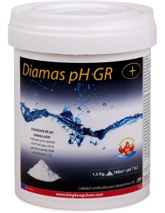 Diamas pH granulado producto que eleva el pH y que sirve para para ajustar el pH del agua de tu piscina.