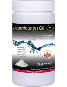 Diaminus pH granulado reductor del pH del agua de tu piscina.