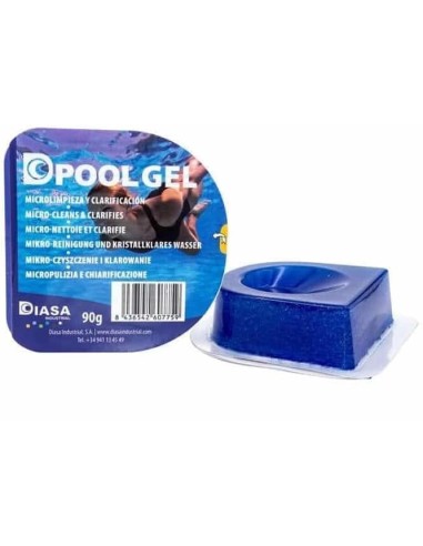 Dpool gel producto clarificante para el agua de tu piscina.