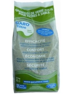 Garo filtre grueso reemplaza la arena del filtro de tu piscina.