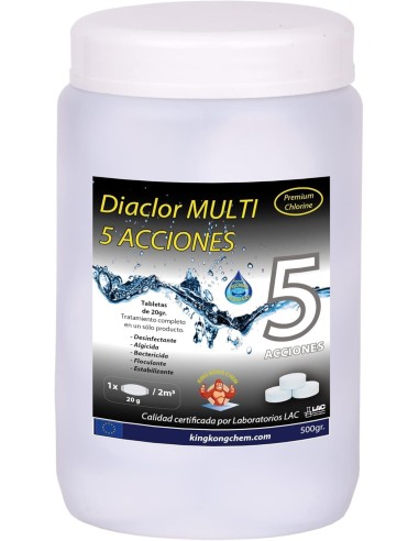 KIT 5 ACCIONES 20 0,5 KG + DIAQUAT SPA 0,5 L + DOSIFICADOR