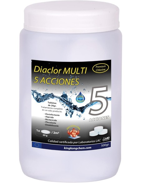 KIT 5 ACCIONES 20 0,5 KG + DIAQUAT SPA 0,5 L + DOSIFICADOR