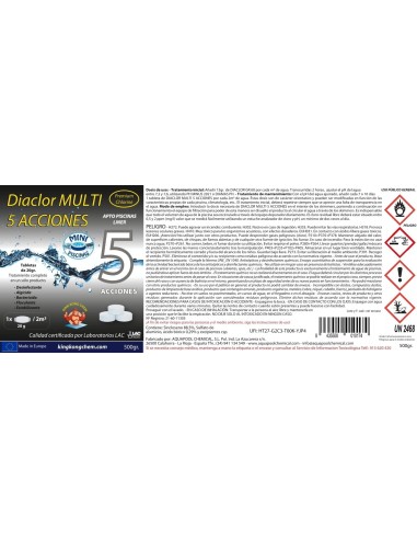 KIT 5 ACCIONES 20 0,5 KG + DIAQUAT SPA 0,5 L + DOSIFICADOR