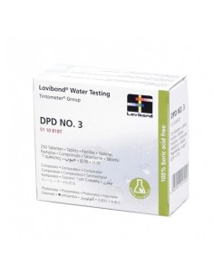 Reactivo DPD 3 Lovibond 250 pastillas.