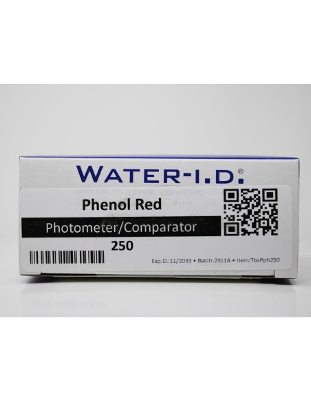 Phenol Red 250 pastillas para fotómetro de la marca Water ID.