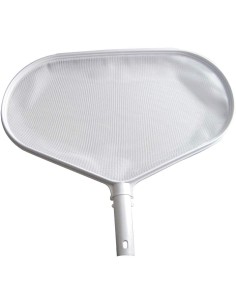 Recoge hojas plano sujeción mediante clip para limpieza de piscina.