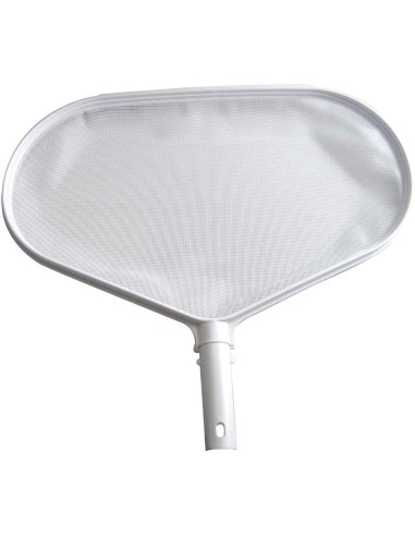 Recoge hojas plano sujeción mediante clip para limpieza de piscina.