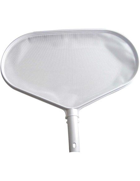 Recoge hojas plano sujeción mediante clip para limpieza de piscina.