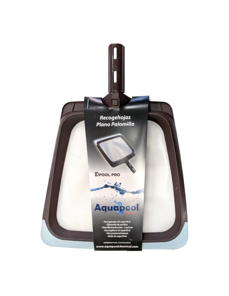 Recoge hojas plano palomilla marca Aquapool Pro.