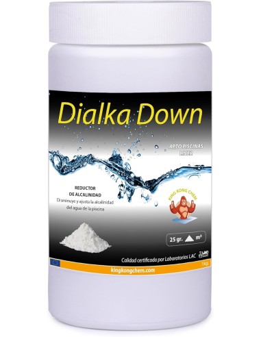Dialka Down reductor alcalinidad para el agua de la piscina.