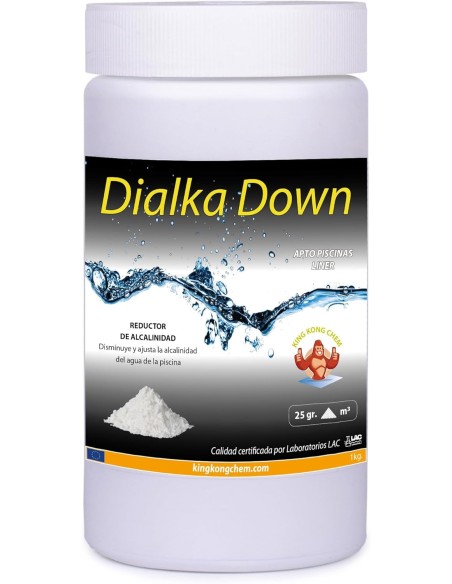 Dialka Down reductor alcalinidad para el agua de la piscina.